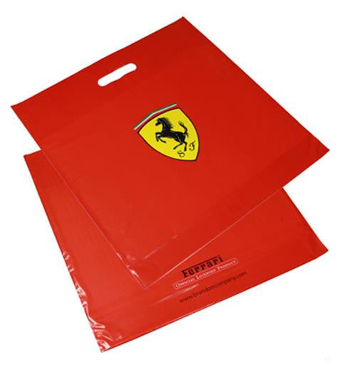 Borsa di plastica Ferrari, media, rossa, 2019