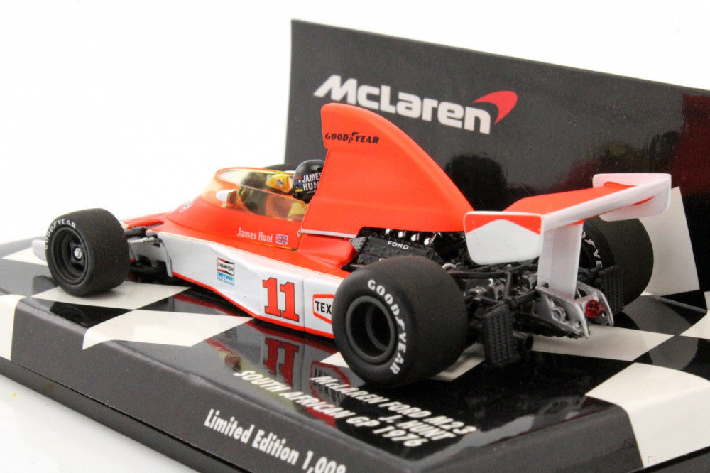 1976, 1:43, James Hunt McLaren Ford M23 South African GP 1976 Modello di automobile - FansBRANDS®