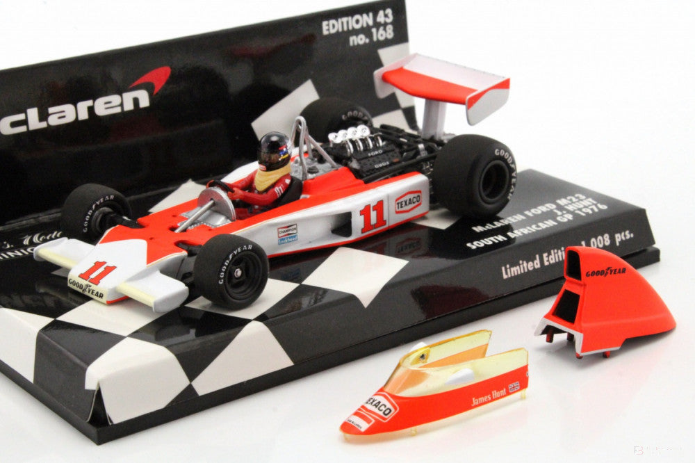 1976, 1:43, James Hunt McLaren Ford M23 South African GP 1976 Modello di automobile - FansBRANDS®