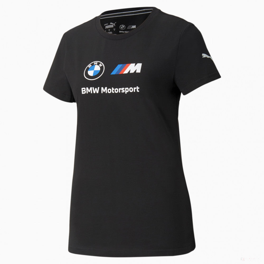 Puma BMW MMS Team Logo Maglietta per Donne, 2022, Nero