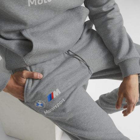 BMW MMS ESS FLEECE PANTS Medium Gray Heather 2022 - FansBRANDS®