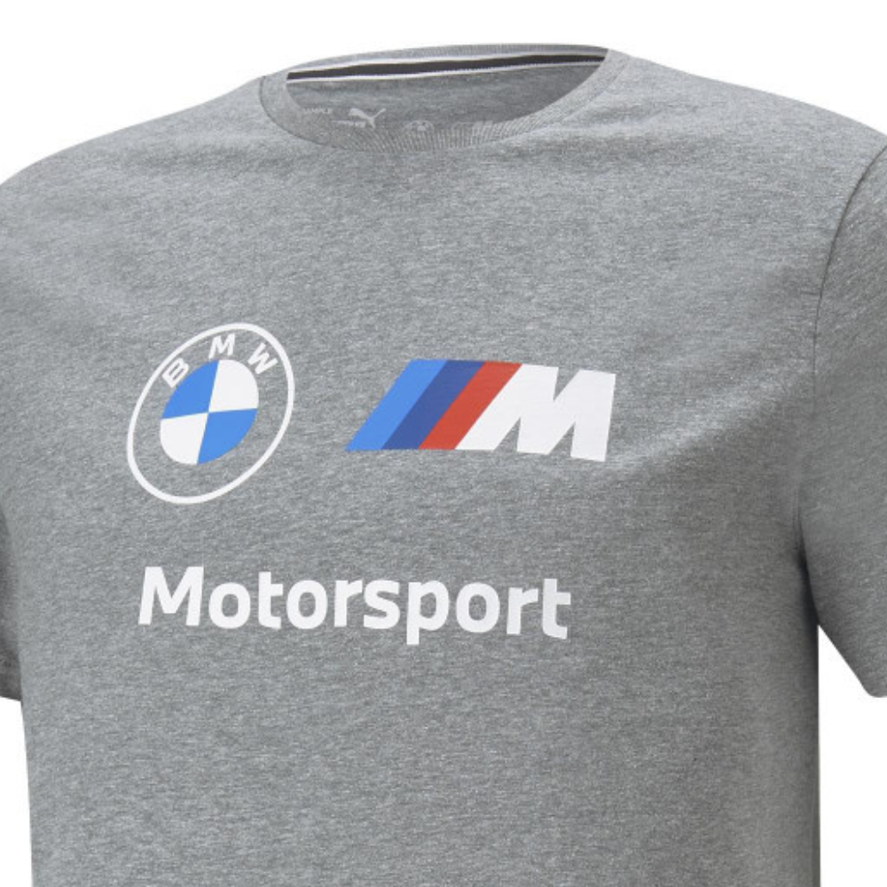 BMW MMS ESS LOGO T-Shirt Mittelgrau Heather 2022