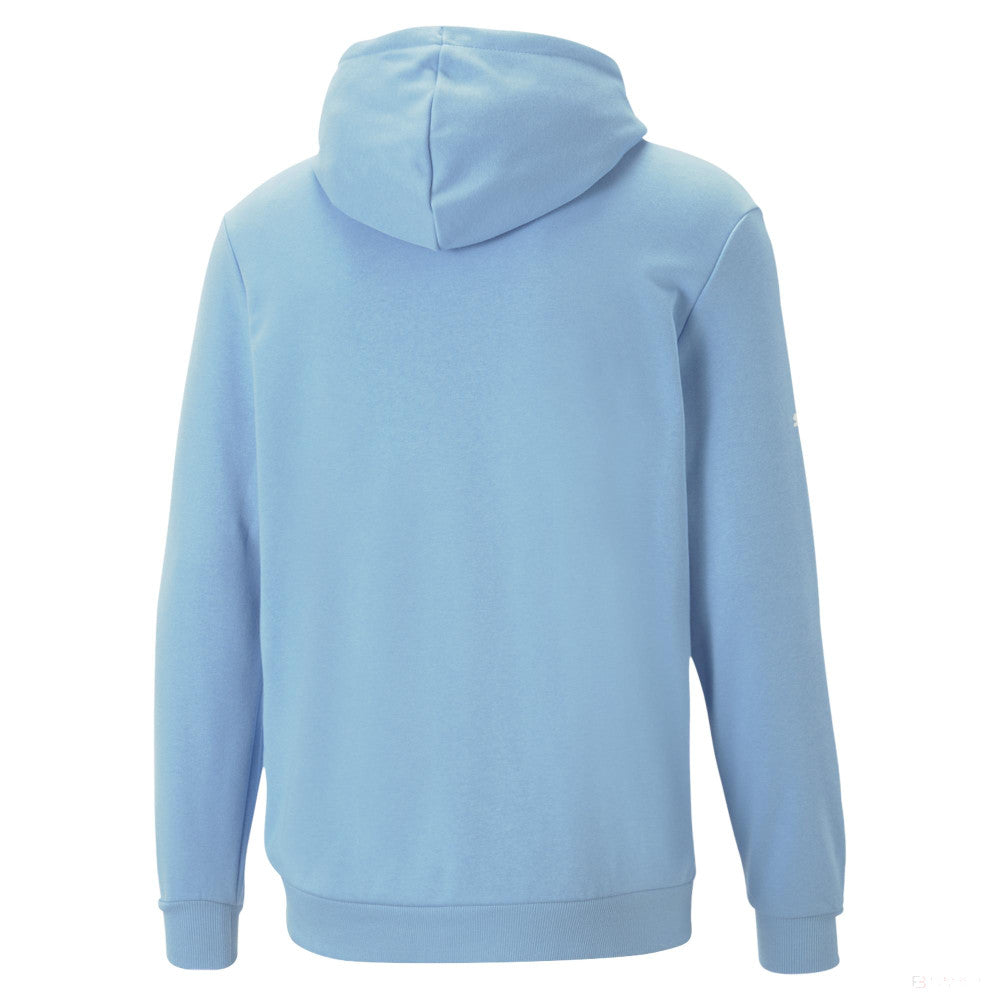 BMW MMS sweatshirt, hooded, ESS, Puma, light blue - FansBRANDS®