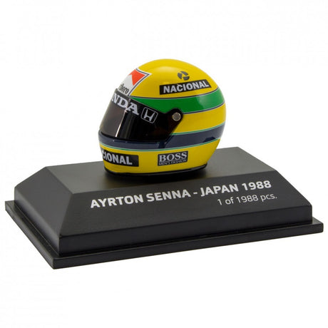 1988, yellow, 1:8, Senna World Champion Mini casco - FansBRANDS®