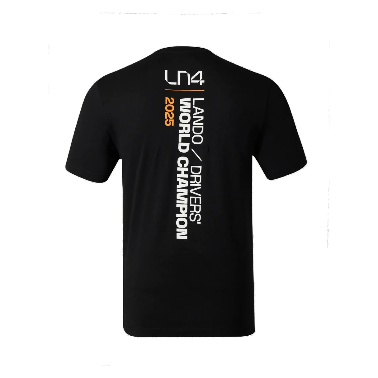 T-shirt McLaren, Lando Norris, Campione del Mondo 2025, Edizione Speciale, nera