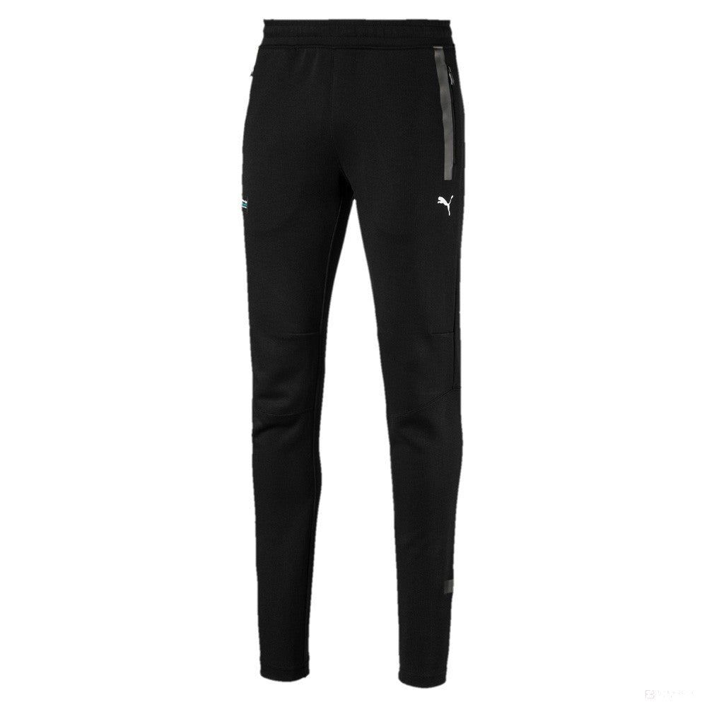 Pantaloni Mercedes, logo squadra Puma, nero, 2019