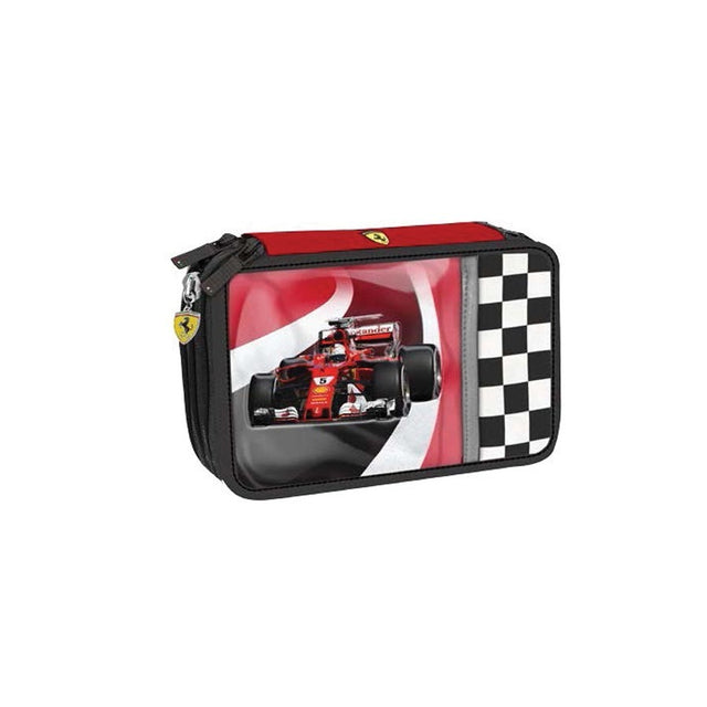 20x12x7 cm, Ferrari 3 Zip Race Car set di matite - FansBRANDS®