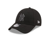 Cappellino dei New York Yankees, New Era, 9FORTY, contorno pop, nero