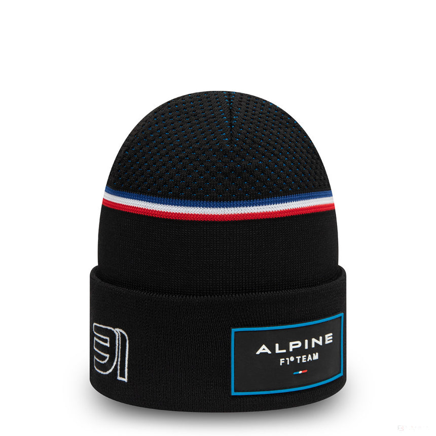 Alpine Esteban Ocon Cappello invernale, Adulto, Nero, 2022 - FansBRANDS®