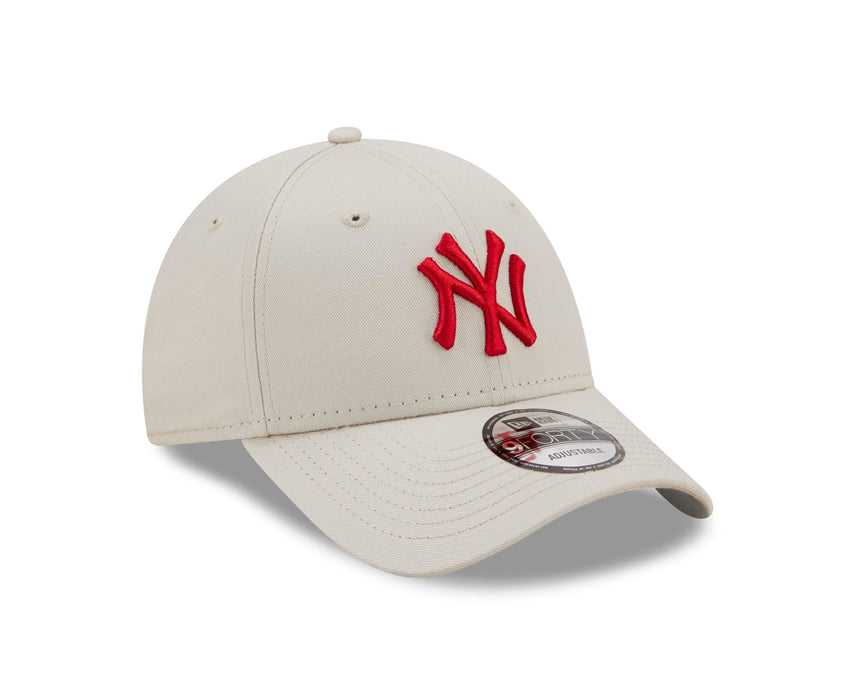 Cappellino dei New York Yankees, New Era, 9FORTY, essenziale, crema