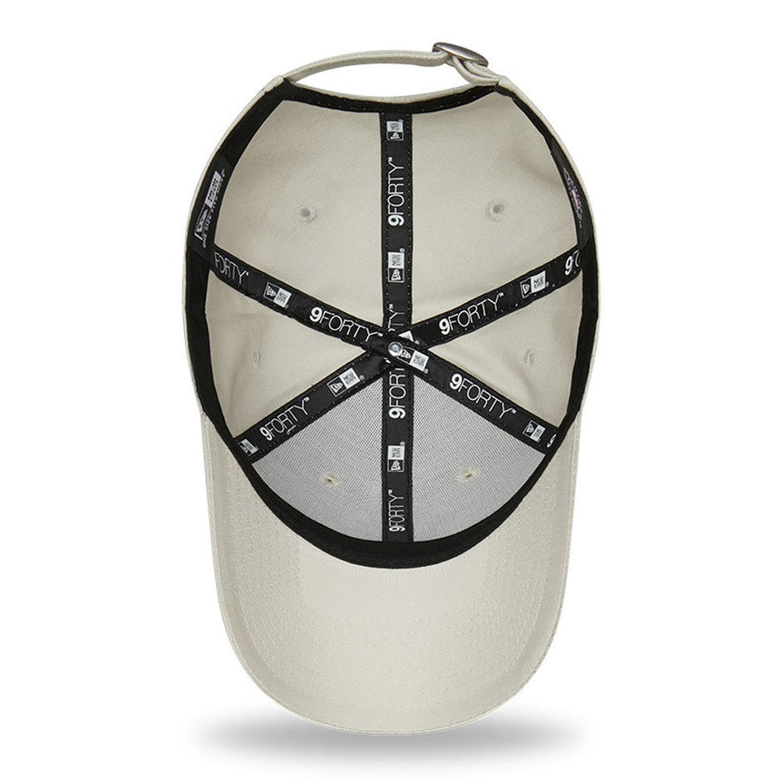 Cappellino dei New York Yankees, New Era, 9FORTY, essenziale, crema