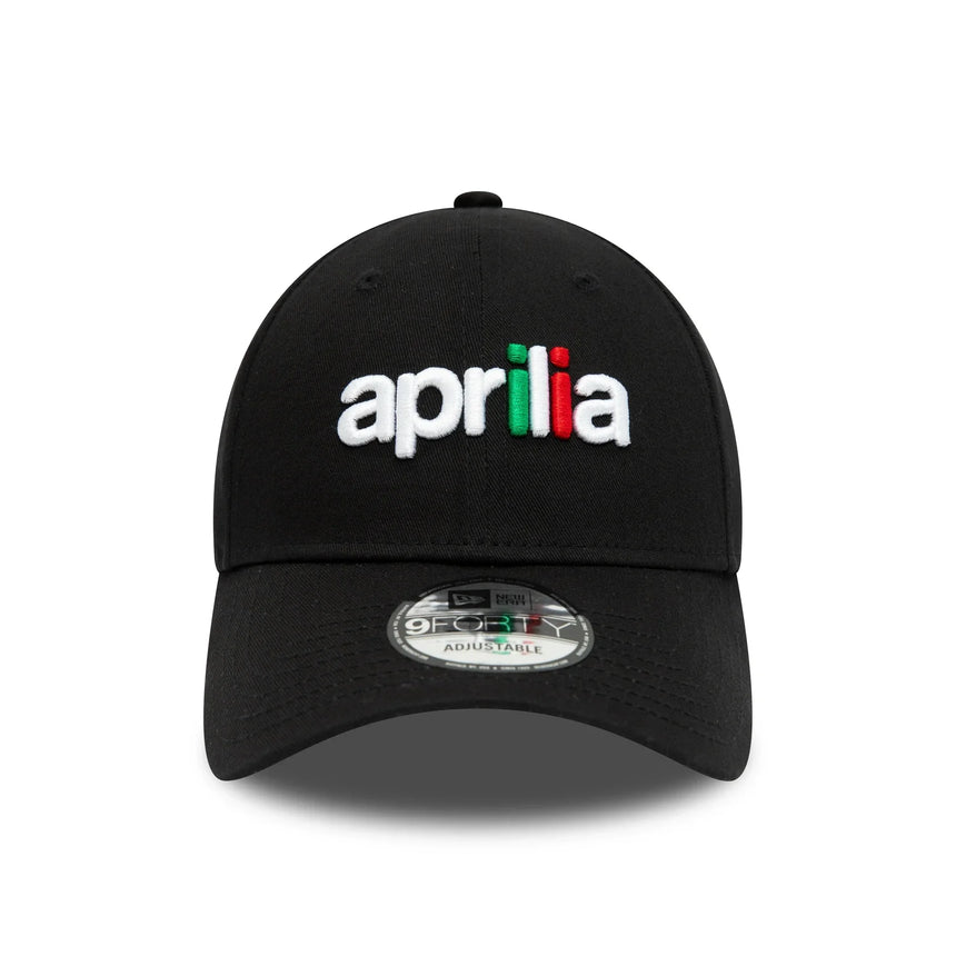 Cappellino Aprilia, Essential, New Era, 9FORTY, nero