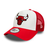 Cappellino Chicago Bulls, New Era, trucker, bianco