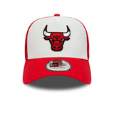 Cappellino Chicago Bulls, New Era, trucker, bianco