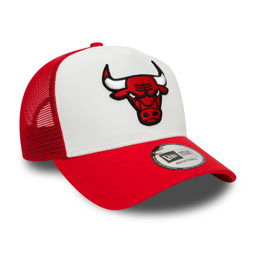 Cappellino Chicago Bulls, New Era, trucker, bianco
