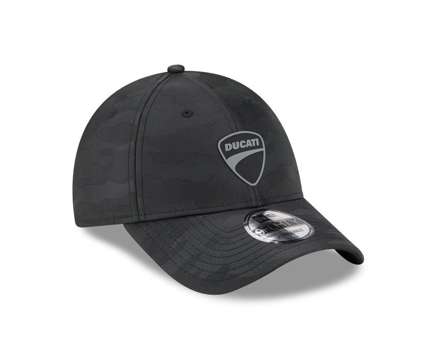 cappellino Ducati, New Era, 9FORTY, mimetico, nero