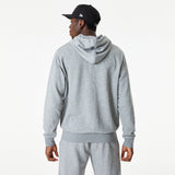 Felpa con cappuccio Los Angeles Lakers, a zip completa, New Era, grigia