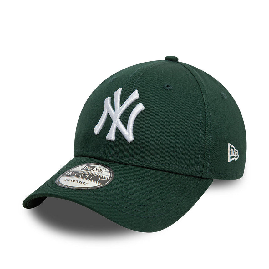 Cappellino New York Yankees, New Era, 9FORTY, essenziale, verde scuro