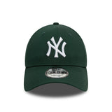 Cappellino New York Yankees, New Era, 9FORTY, essenziale, verde scuro