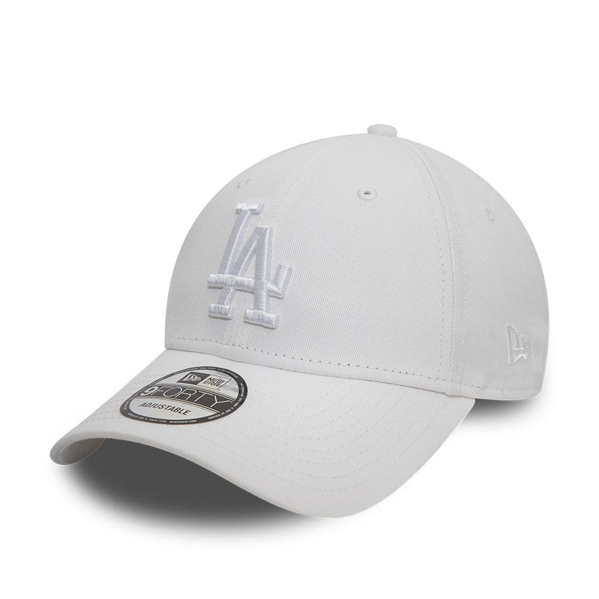 Cappellino Los Angeles Dodgers, New Era, 9FORTY, essenziale, bianco