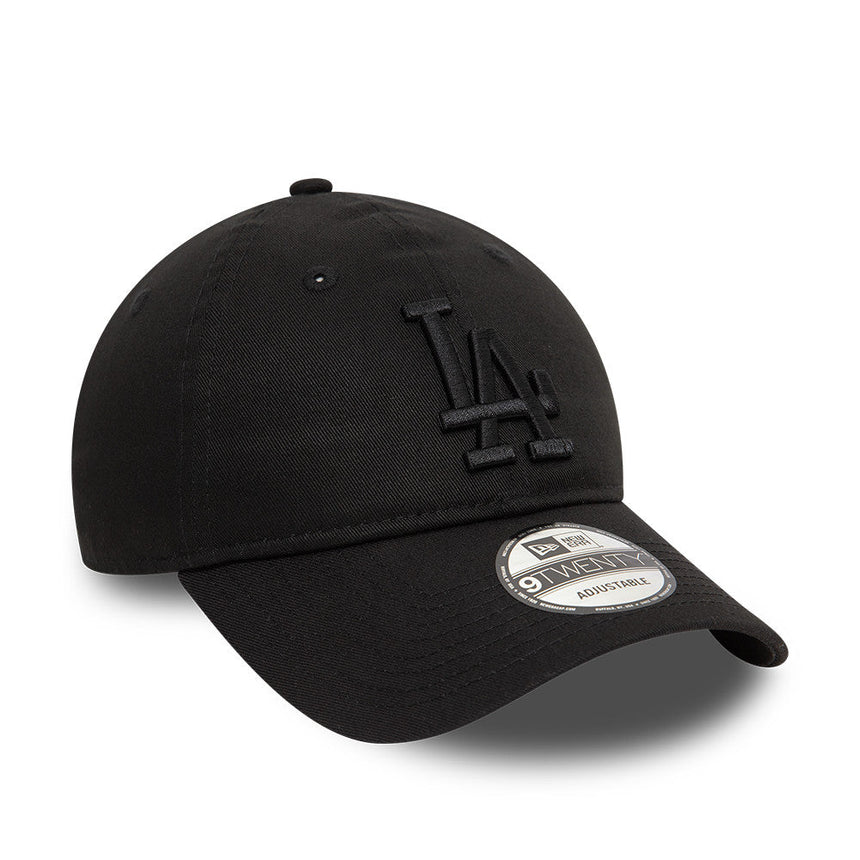Cappellino Los Angeles Dodgers, New Era, 9TWENTY, essenziale, nero