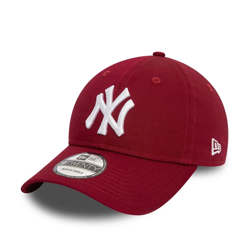 Cappellino New York Yankees, New Era, 9TWENTY, essenziale, bordò