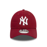 Cappellino New York Yankees, New Era, 9TWENTY, essenziale, bordò