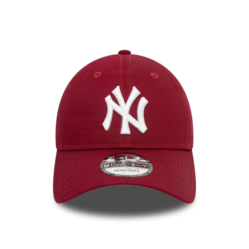 Cappellino New York Yankees, New Era, 9TWENTY, essenziale, bordò