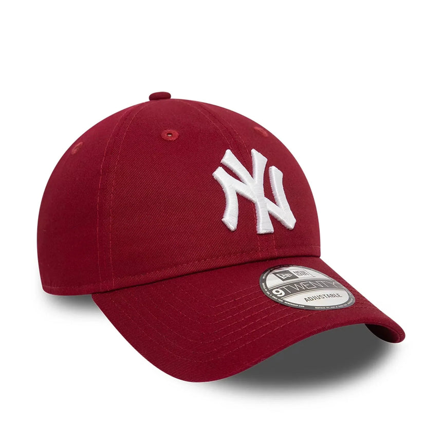 Cappellino New York Yankees, New Era, 9TWENTY, essenziale, bordò