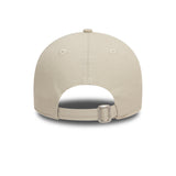 Cappello New York Yankees, logo nero, New Era, 9TWENTY, essenziale, beige