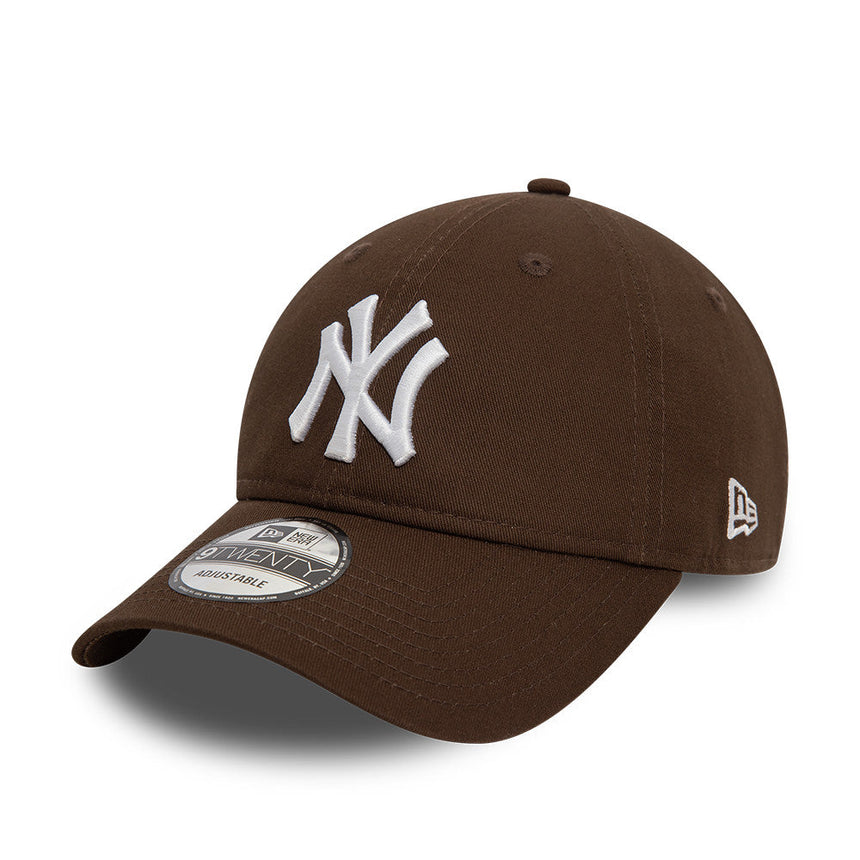 Cappellino New York Yankees, New Era, 9TWENTY, essenziale, marrone