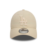 cappellino Los Angeles Dodgers, New Era, 9TWENTY, essenziale, beige