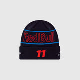 Berretto invernale Red Bull, NEW ERA, Sergio Perez, squadra, blu, 2024