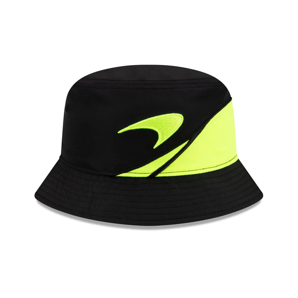 Cappello a secchiello McLaren, NEW ERA, Lando Norris, Silverstone, Adulto, giallo, 2024