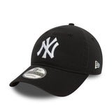 Cappellino New York Yankees, lavato, New Era, 9TWENTY, nero