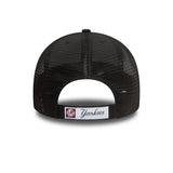 Cappellino da baseball trucker New Era 9FORTY dei New York Yankees, nero totale