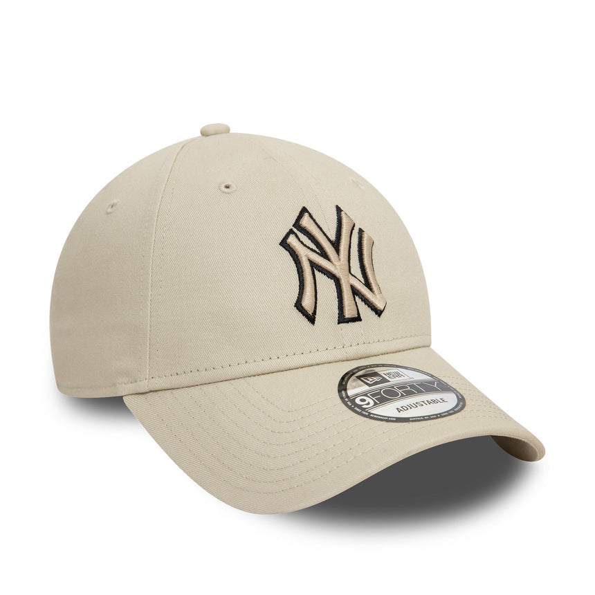Cappellino New York Yankees, New Era, 9FORTY, beige