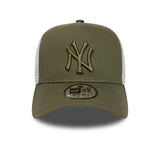 Cappellino New York Yankees, New Era, trucker, essenziale, kaki