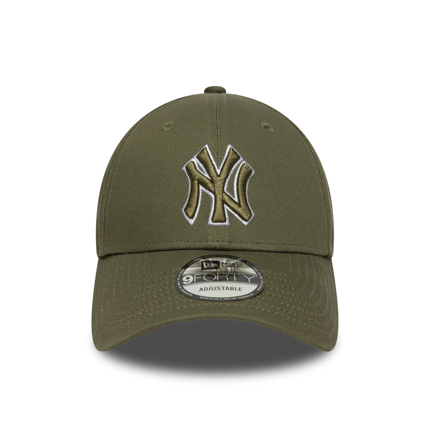 Cappellino New York Yankees, New Era, 9FORTY, colore kaki