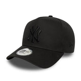 Cappellino dei New York Yankees, New Era, essenziale, nero totale