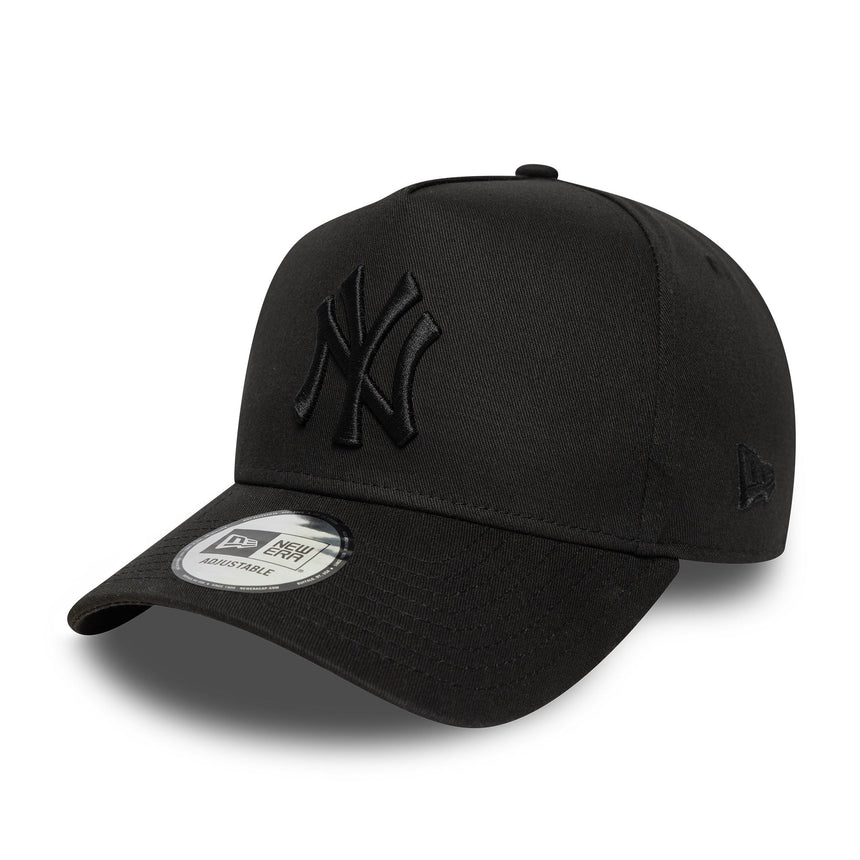 Cappellino dei New York Yankees, New Era, essenziale, nero totale