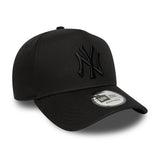 Cappellino dei New York Yankees, New Era, essenziale, nero totale