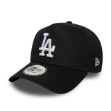 Cappellino Los Angeles Dodgers, New Era, 9FORTY, essenziale, A-frame, nero