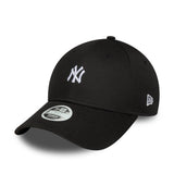 Cappellino New York Yankees, logo mini, New Era, 9FORTY, nero