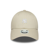 Cappellino dei New York Yankees, logo mini, New Era, 9FORTY, beige