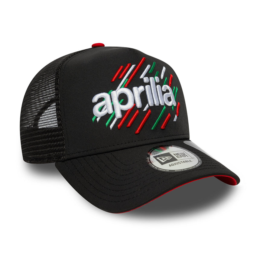 Aprila, cappello trucker, A-Frame, nero