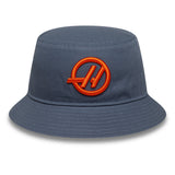 Cappello a secchiello Haas, stagionale, con linea affusolata, New Era, 9FORTY, blu
