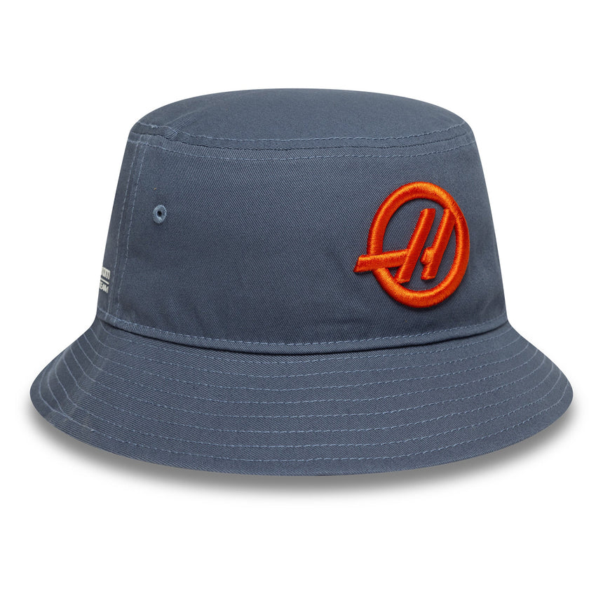 Cappello a secchiello Haas, stagionale, con linea affusolata, New Era, 9FORTY, blu