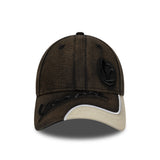 Cappellino Vespa, effetto distressed, New Era, 9FORTY, marrone