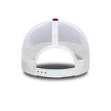 Cappellino Visa RB, trucker, stagionale, New Era, 9FORTY, bordò